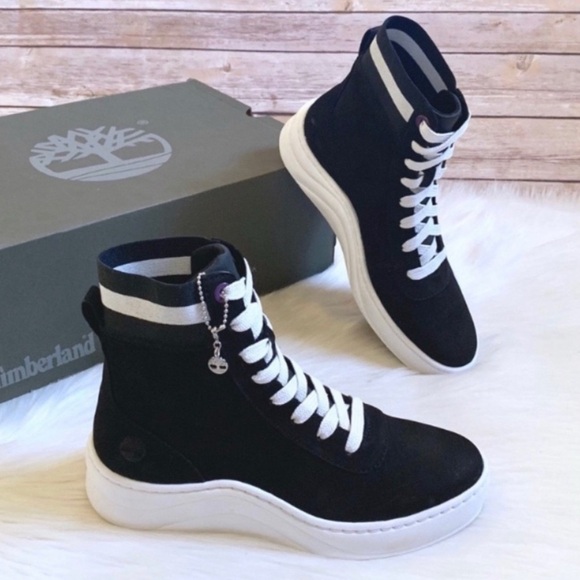 Timberland Shoes - Timberland Ruby Ann Leather Sneaker Boot Women 9.5